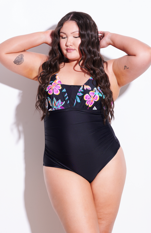 Underwire One Piece - Sandy One Piece - Folk Floral